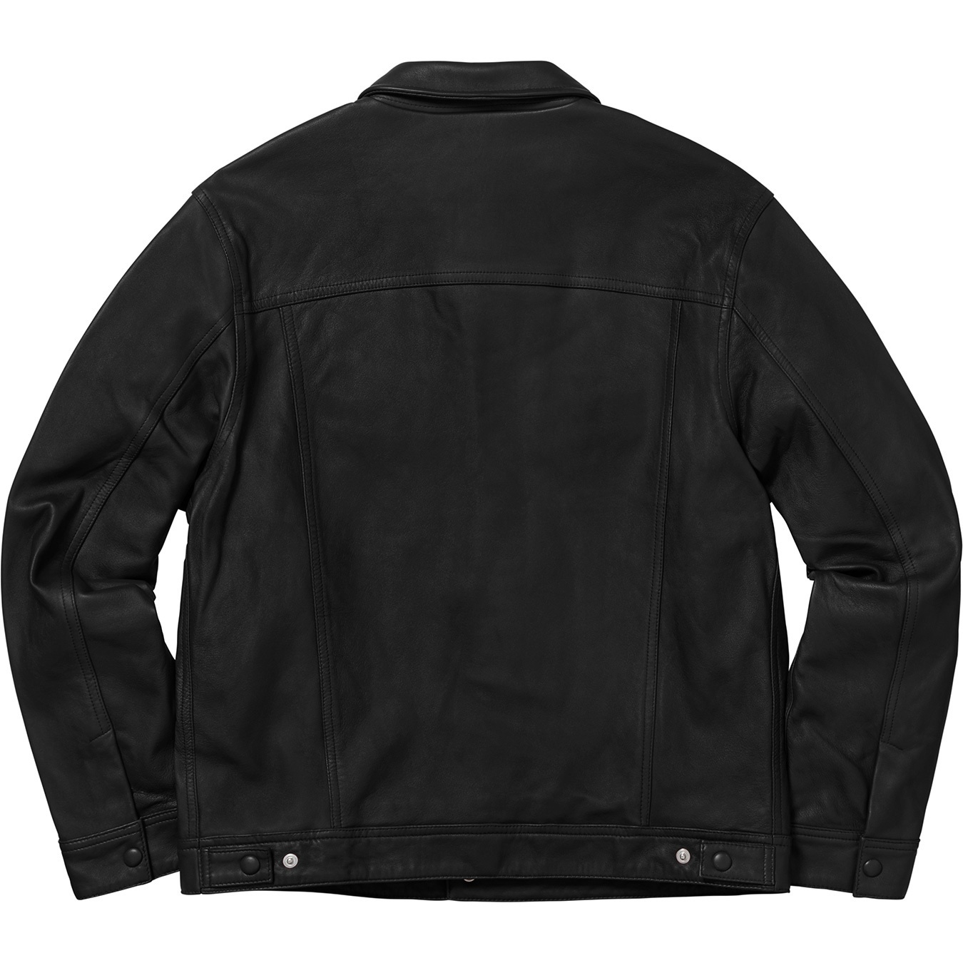 Leather Trucker Jacket view 9